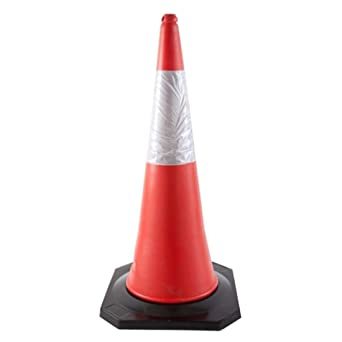 Black Pvc Road Traffic Cone