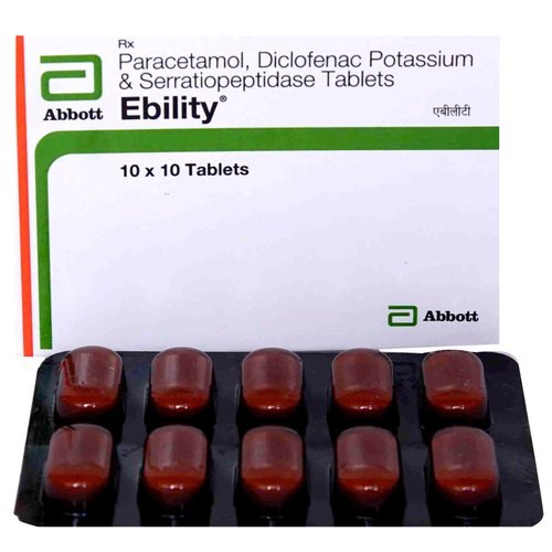 Diclofenac Sodium And Paracetamol Serratiopeptise Tablet
