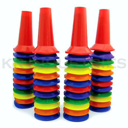 Multicolour Flow Cones