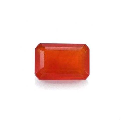 5x7mm Carnelian Faceted Octagon Loose Gemstones