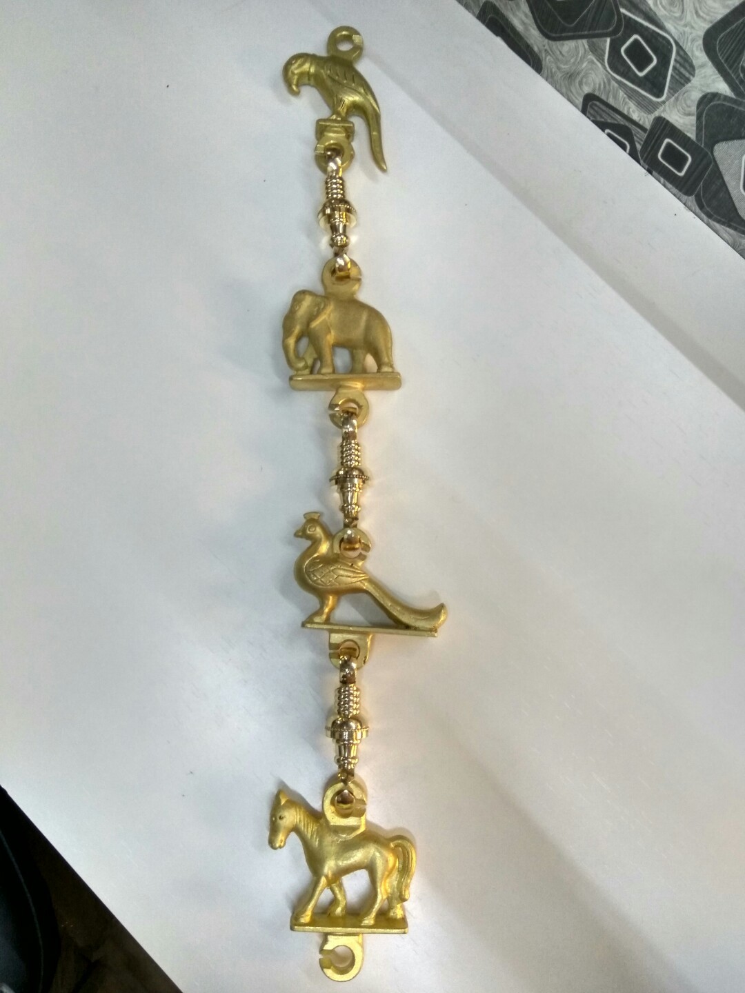 Brass Jhula Animal Set Heavy