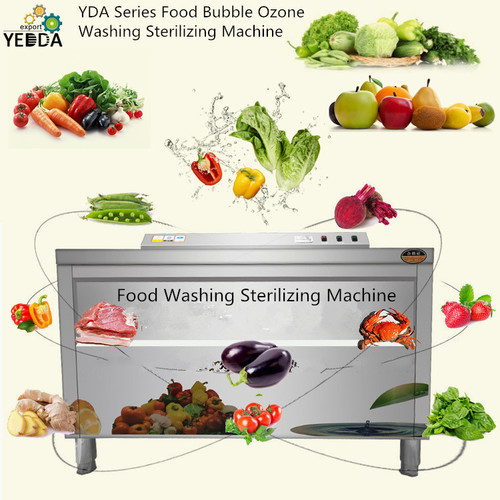 Fruit and Vegetable Shellfish Air Bubble Ozone Washing And Blanching Machine