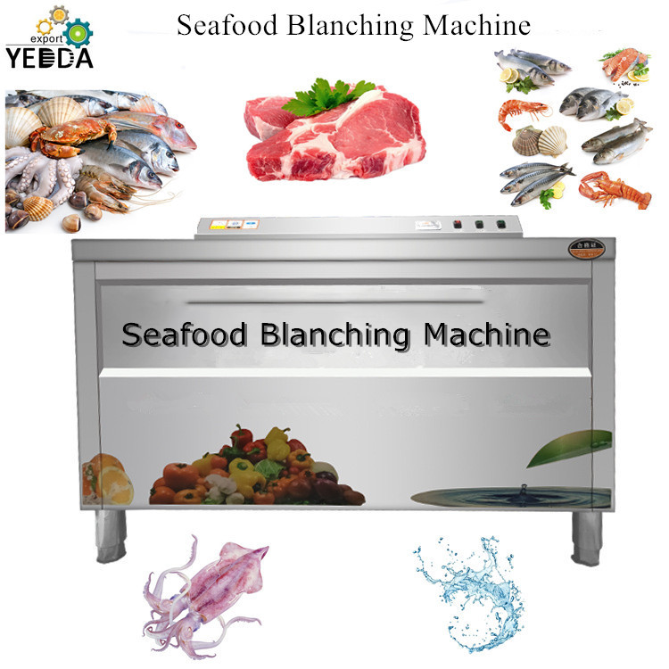 Fruit and Vegetable Shellfish Air Bubble Ozone Washing And Blanching Machine