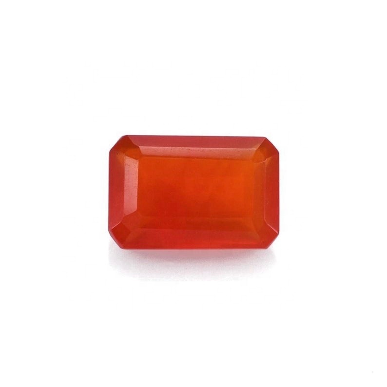 8x10mm Carnelian Faceted Octagon Loose Gemstones