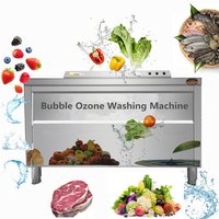 Automatic Cabbage Mustard Pakchoi Disinfection Washing Machine Ultrasonic Tangerine Washer
