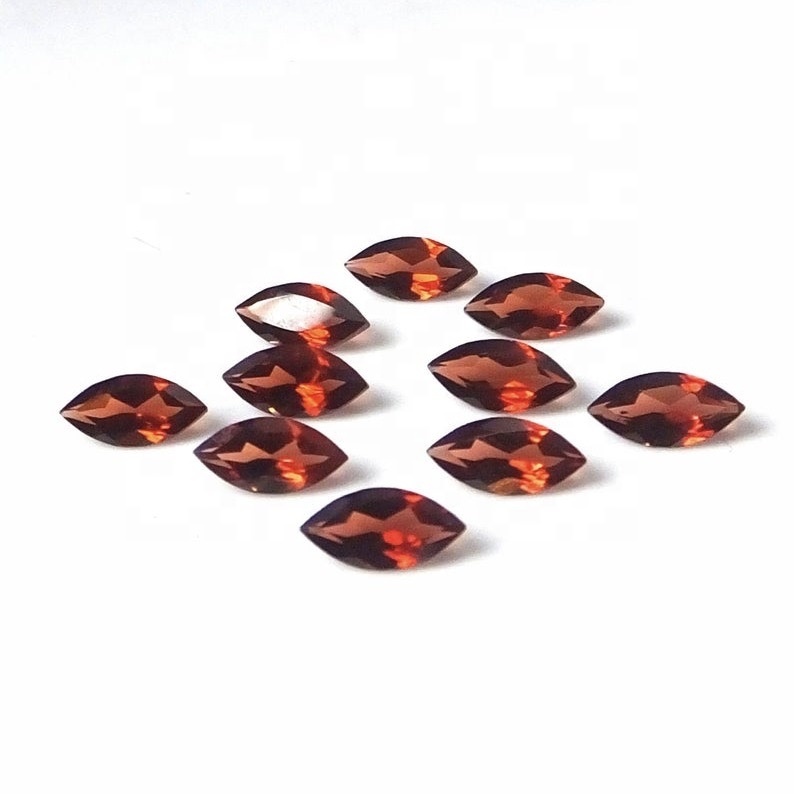 2.5x5mm Mozambique Red Garnet Faceted Marquise Loose Gemstones