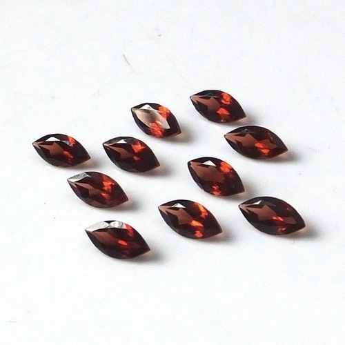 3x6mm Mozambique Red Garnet Faceted Marquise Loose Gemstones
