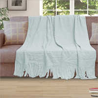 130x170cm Boucle Yarn Wool Mohair Throw Age Group: Adults