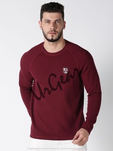 Mens Round Neck Sweatshirt