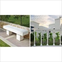 Astetic Look High Strength Grc Gardening Benches And Pillars - Installation Type: Manual