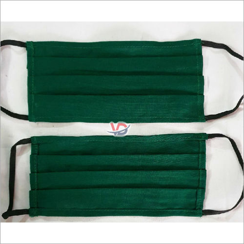Green Signal Layer Cotton Face Mask