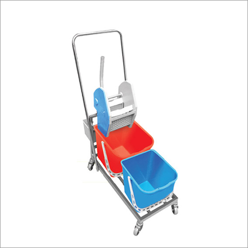 2 Bin Wringer Trolley