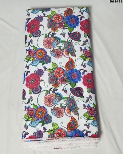 Stunning Big Width Digital Prints on Linen Fabric