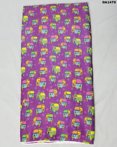 Stunning Digital Prints on Twill Silk Fabric
