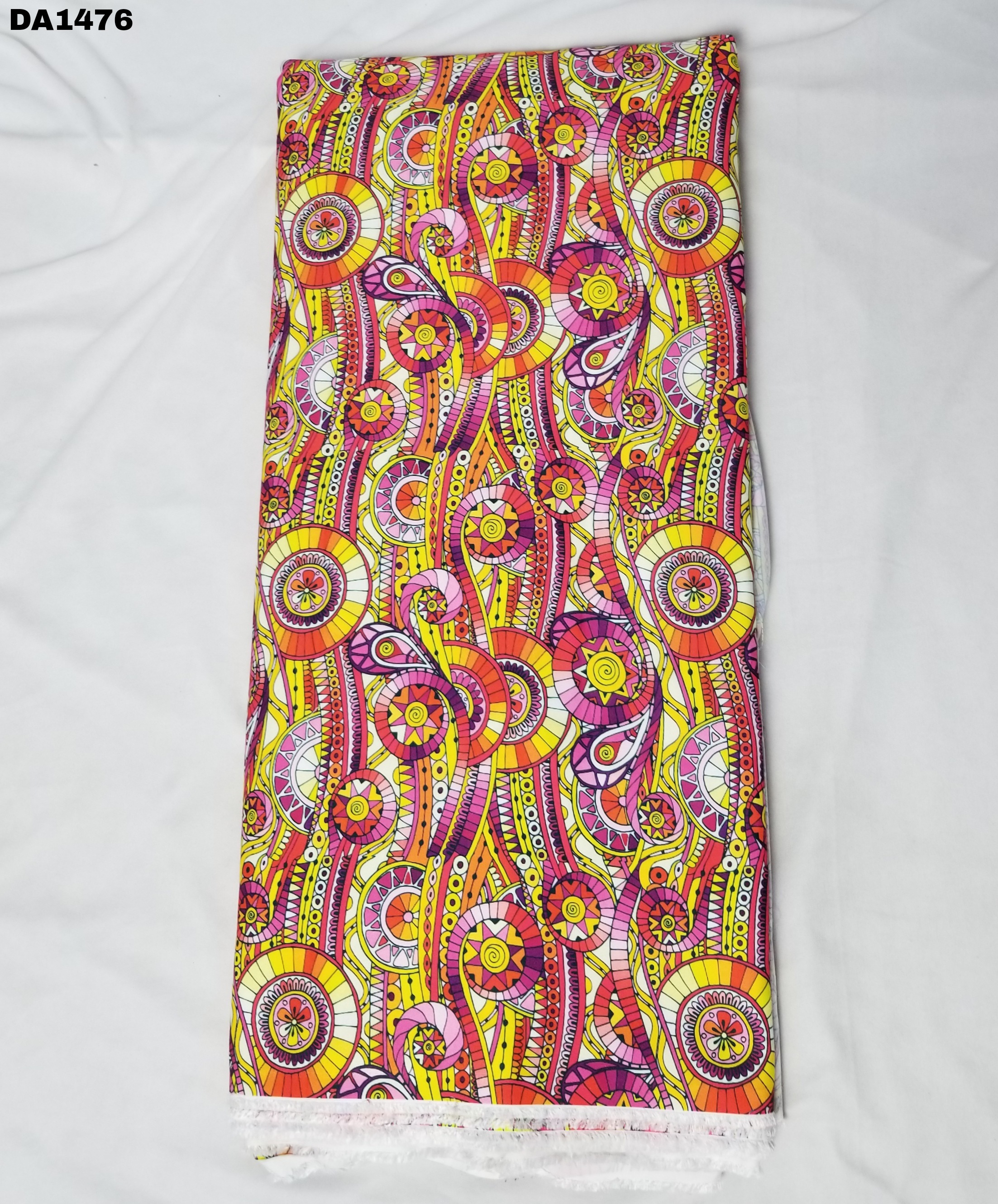 Exclusive Digital Print Design on Rayon Silk Fabric
