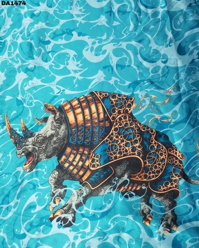 Beautiful Digital Prints on Tokyo Sartin Fabric Now