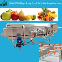Hq-4-800 Blueberry Mullberry Cherry Olive Loquat Roller Brush Spray Washing Machine