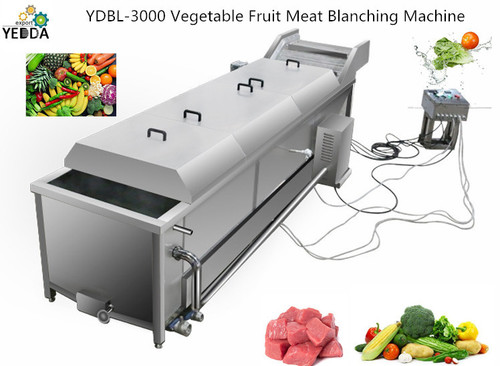 Ydbl-3000 Beans Edamame Peas White Mushroom Radish Sprouts Blanching Machine Capacity: 1000-1500 Kg/Hr