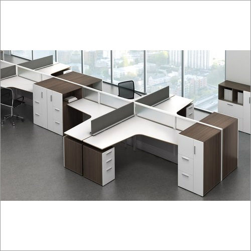 White Modular Workstation Furniture