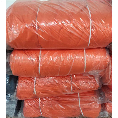 Plain Orange Rayon Fabric