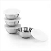 JSI 804 Steel Pinch Bowl With Lid