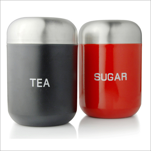 JSI 807 Steel Round Colored Canister