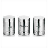 JSI 809 Stainless Steel Sober Canister Ribbed