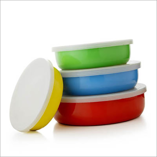 JSI 811 Steel Colored Regular Lid Bowl Set