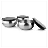 JSI 823 Steel Belly Bowl With Wooden Lid