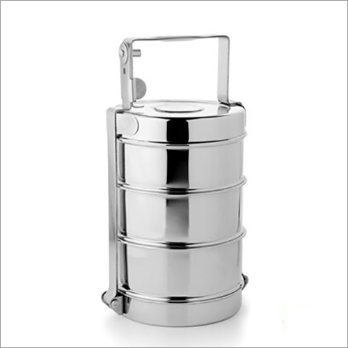 JSI 832 Stainless Steel Bombay Tiffin Food Carrier By JAYNA STEEL INDIA