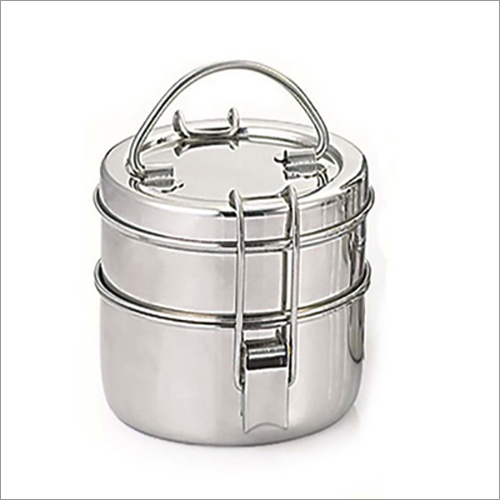 JSI 848 Stainless Steel Clip Tiffin Food Carrier By JAYNA STEEL INDIA