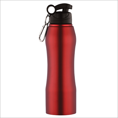 JSI-2108 Steel Single Wall Fridge Sipper Water Bottle Belly Coloured With Clipper