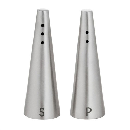 Stainless Steel Conical Salt And Pepper Shaker