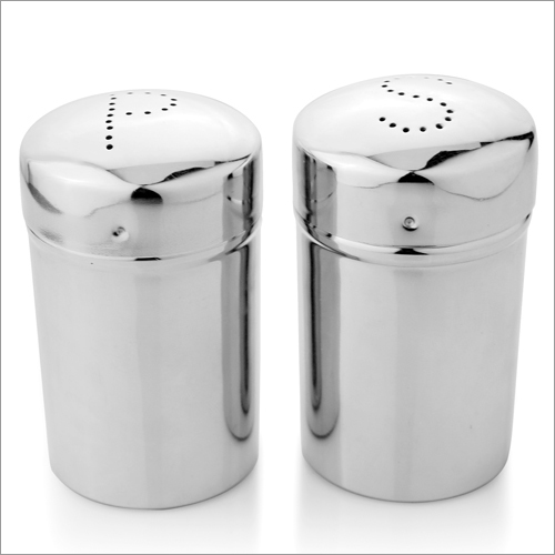 Steel Basic Salt Pepper Shaker Set