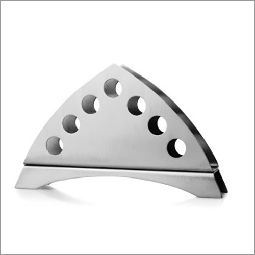 Steel Samosa Napkin Stand Round Punch By JAYNA STEEL INDIA