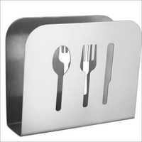 Steel Cutlery Punch Napkin Holder