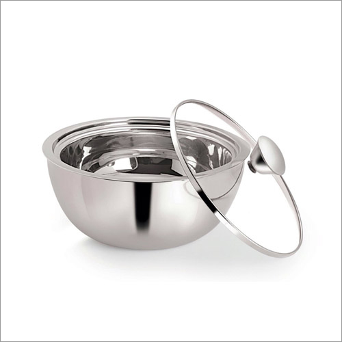 JSI 2011 Steel Insulated Serving Donga Bowl With Glass Lid