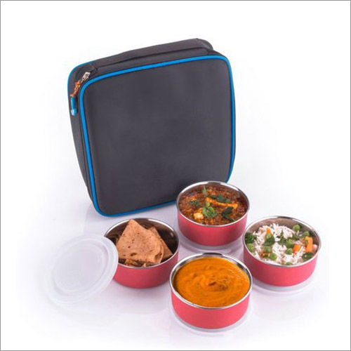 JSI 2012 Stainless Steel Microwave Safe Containers With Insulated Lunch Bag By JAYNA STEEL INDIA
