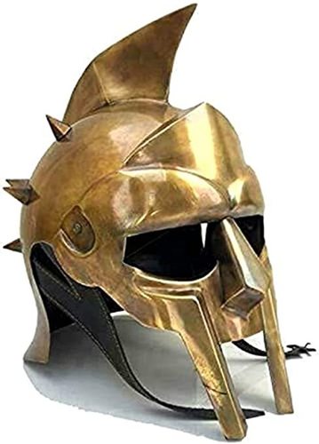 NauticalMart Gladiator Maximus Roman Helmet Medieval Armor Wearable Costume