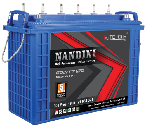 60INTT120 Nandini High Performance Tubular Battery