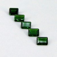 Chrome Diopside Faceted