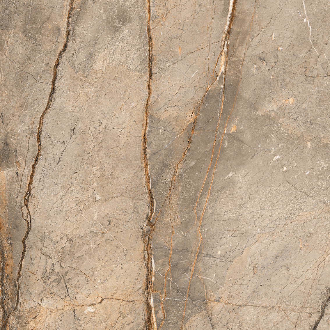 Chorus Brown 800x800mm Glossy Porcelain Tiles
