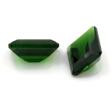 5x7mm Chrome Diopside Faceted Octagon Loose Gemstones