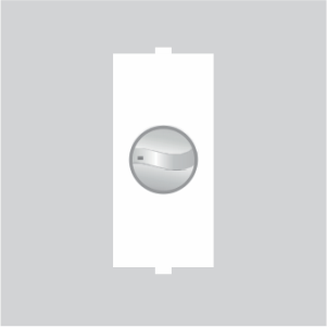 Wit Modular 4 Step Fan Regulator - Polycarbonate Material, White Color | Versatile Regulation with 4 Adjustable Fan Speed Settings