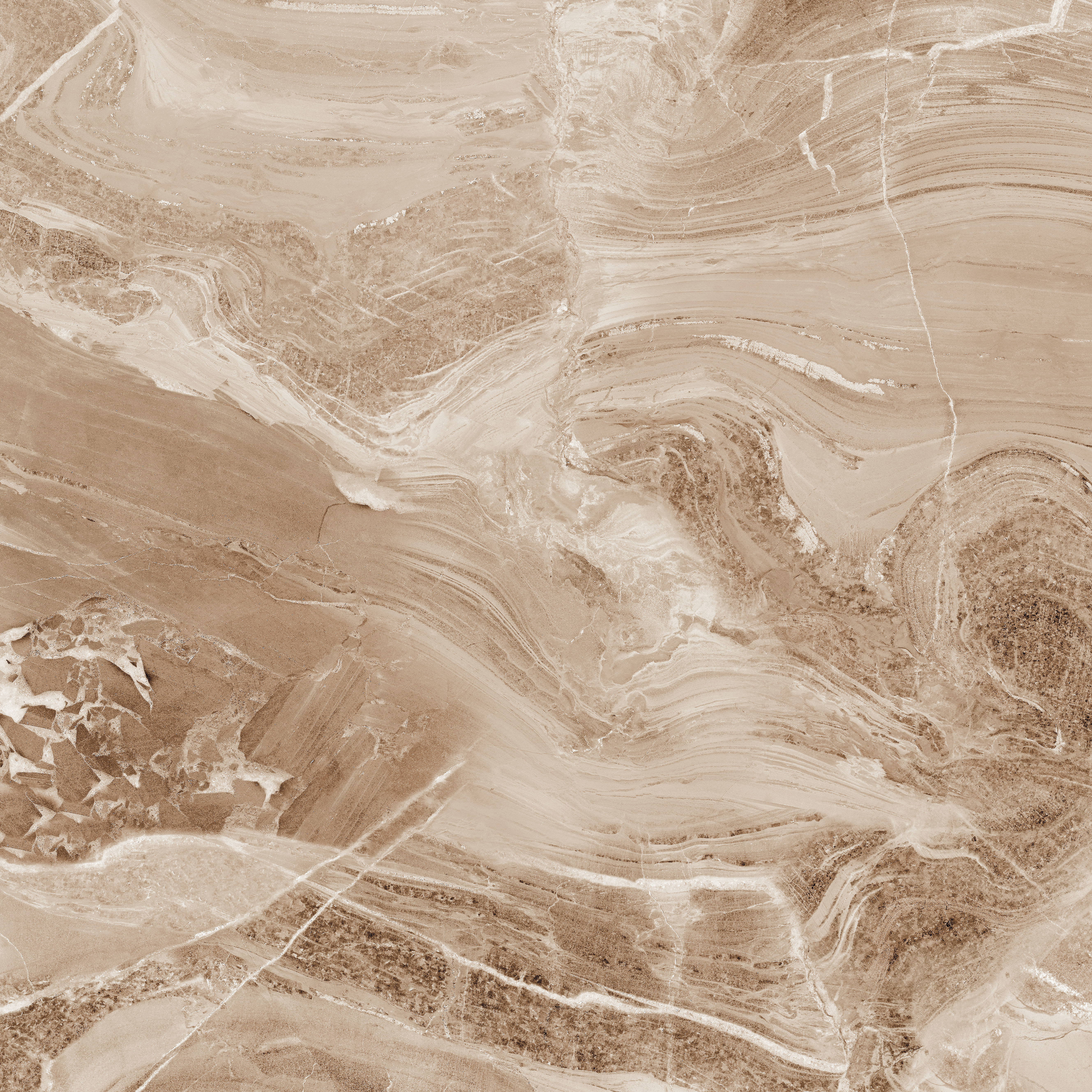CARBONIC BROWN 600X600mm GLOSSY PORCELAIN TILES
