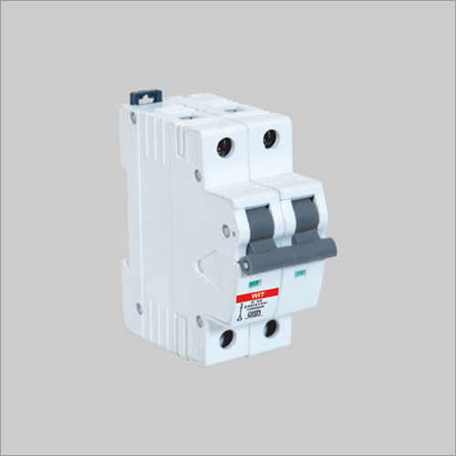 White 10Ka C-Series Double Pole Mcb 6Amo To 64Amp