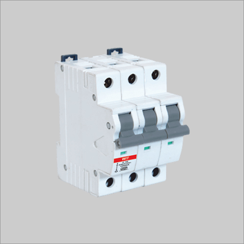 White 10Ka C-Series Three Pole Mcb 6Amp To 63Amp