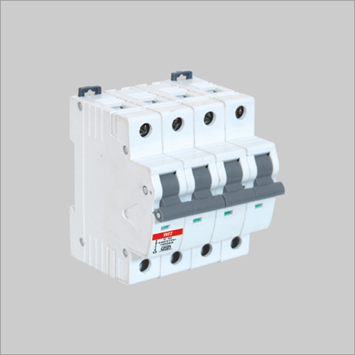 10ka C-Series Four Pole MCB - 6A to 64A Rated Current | Single Phase, White Color, Open Installation Options