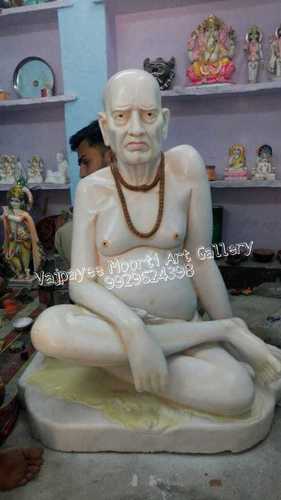 White Swami Samarth Statue