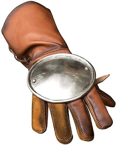 Protection Arm Armour Medieval Steel Rondel Hand Size: Large